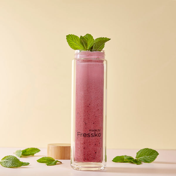 Summer Berry Slushy in LIFT glass Fressko flask