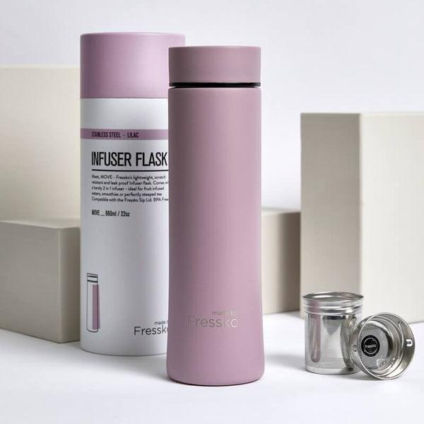 Drink Bottle | MOVE 22oz - Lilac Made By Fressko Insulated Stainless Steel